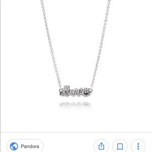 Pandora sterling love necklace